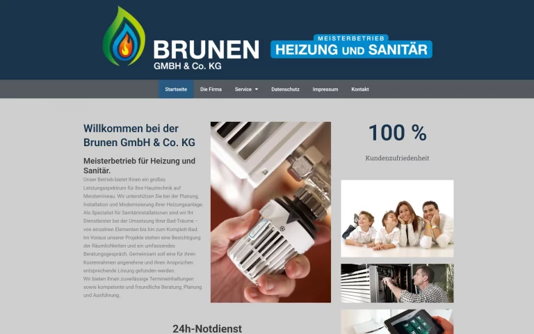 Website Brunen GmbH & Co. KG – Webdesign von BSM-Design